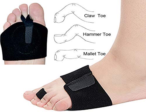 Hammer Toe Straighterner Corrector,Osteotomy Strap with Metatarsal Brace Included Metatarsal Pad for Mallet