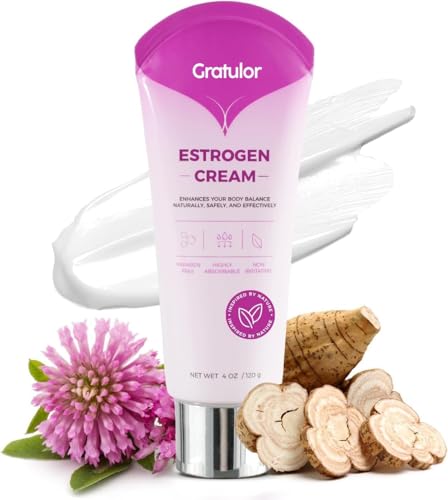 Estrogen Cream for Women Menopause Relief: Natural Bioidentical E...