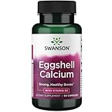 Swanson Eggshell Calcium with Vitamin D-3 60 Capsules