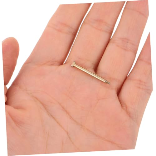 Clavos sin cabeza neumáticos SOIMISS, 1300 piezas, aleación de zinc, fijación eficiente para carpintería, caja para accesorios de clavadoras neumáticas, para marcos y entornos de taller de madera miniatura 4