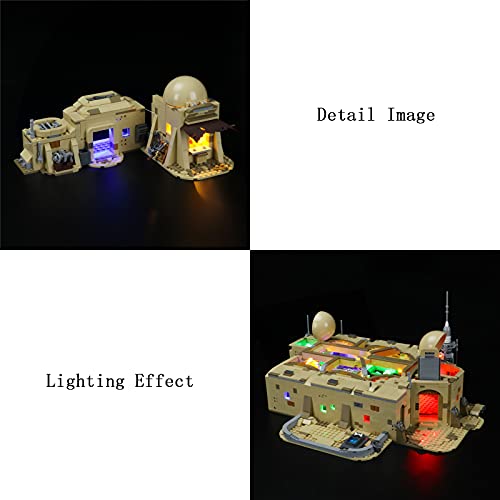 Lichtset für (Star Wars Mos Eisley Cantina) Bausteine Modell - kompatibel mit Lego 75290 (Nicht inklusive des Modells) – Bild 6