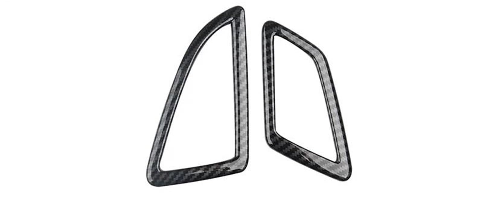 for Civic 10th Gen 2016 2017 2018 2019 2020 2021 Carbon Fiber Dash Air Outlet Vent Decorative Frame Stickers Car Interior Modified(Carbon RHD)