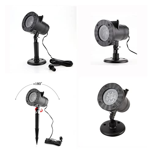 Projecteur LED Halloween et Noël avec 12 modèles interchangeables pour décoration festive