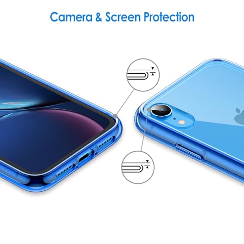 JETech Case for iPhone XR, Anti-Yellowing, Blue by JETech - Used condition - Image 5