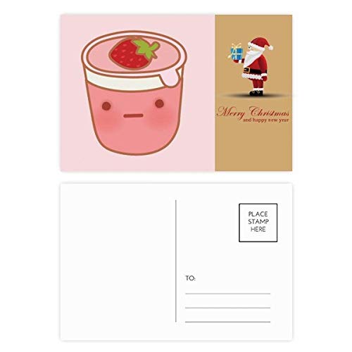 Cartes postales Père Noël expression fraise, le lot de 20 à offrir à vos proches