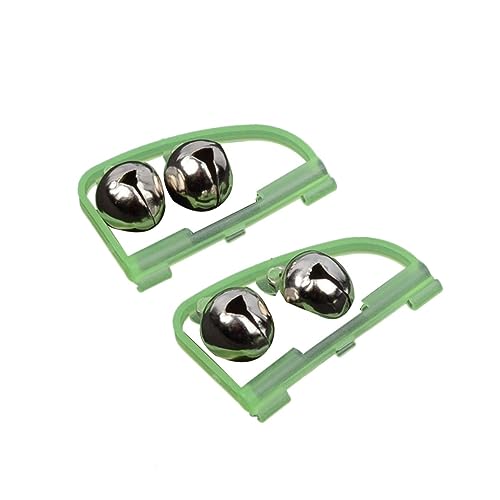 Gogogmee Fishing Rod Bells Alert 50pcs Luminous Arch Style Bells for Night Fishing