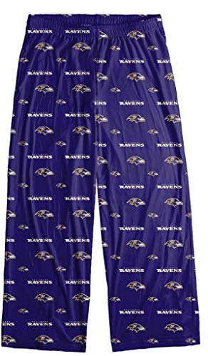 FOCO Baltimore Ravens Men's Scatter Pattern Pajama Lounge Multi Color Pants