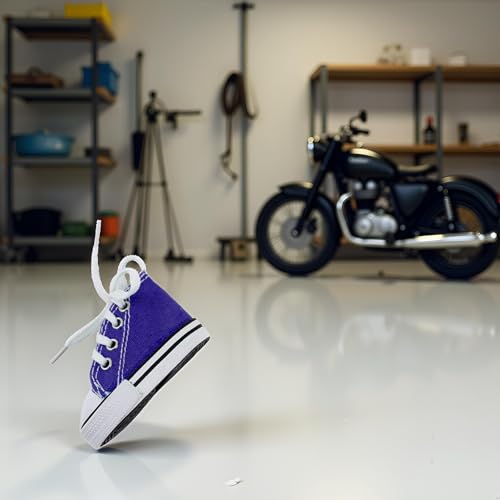 Rosojodg Blau Motorrad Fahrrad Fußstütze Kleine Schuhe Motorrad Seitenständer Pad Pad Schuh aus Leinen Motorrad Fußstütze Mode Kleine Schuhe für Fahrrad Stativ Dekoration Motorrad Fußrasten