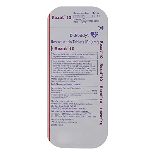 Image of Rozat 10Mg - Strip of 15 Tablets