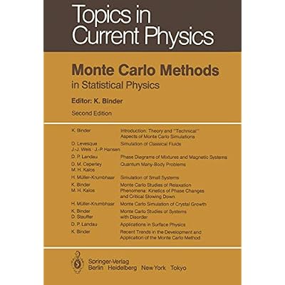 Monte Carlo Methods in Statistical Physics
