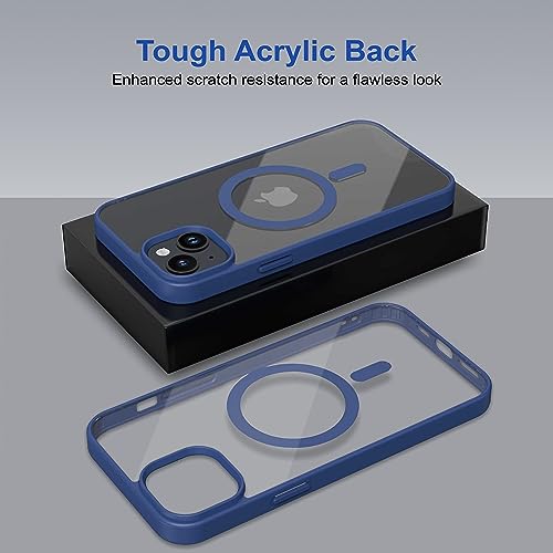 Image of amazon basics Back Case Cover for iPhone 15 Plus (Thermoplastic Polyurethane Blue)