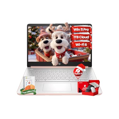 HP 14�C���` �m�[�g�p�\�R�� 2026 �w�� �r�W�l�X �X�����R���s���[�^�[ - Copilot AI�A1-Y Office 365�AIntel�N�A�b�h�R�ACPU�A16GB RAM�A128GB UFS & 256GB SD�J�[�h Redragon�A�N�Z