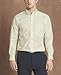 Eagle Men's Non Iron Regular Fit Solid Button Down Collar Dress Shirt, Cornsilk, 17