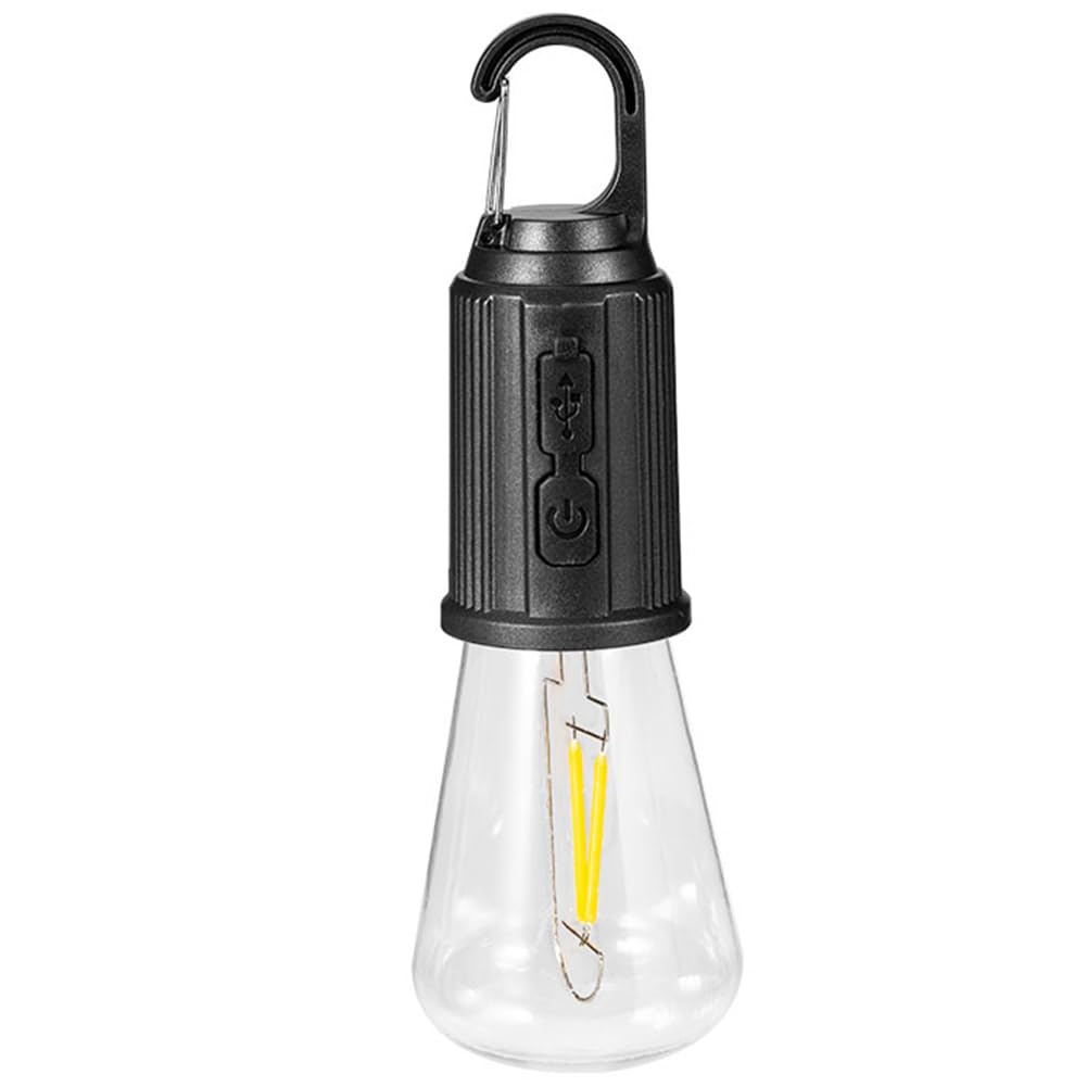 Lampa kempingowa Oświetlenie namiotu kempingowego Lampa Latarnia kempingowa Namiot zewnętrzny Lampa Wisząca latarka z haczykiem Mini haczyk Światło awaryjne 600 mAh Latarnia oświetleniowa Typ