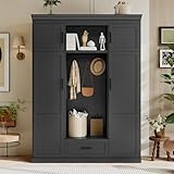 Merax Farmhouse Wood Hall Tree...