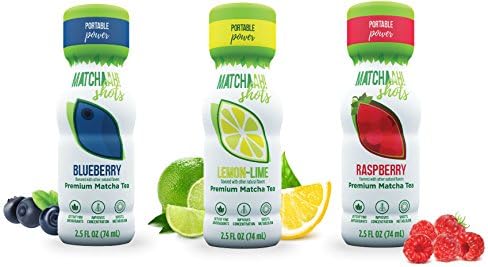 MATCHAAH! Shots Matcha Tea Beverage Variety Pack, 2.5 fl oz (pack of 3)