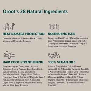 Oroot Vegan Clay Pomade - Medium Hold & Natural Shine Finish - Easy Restyling - Clean Ingredients - Fragrance Free | 2Oz #TOP6