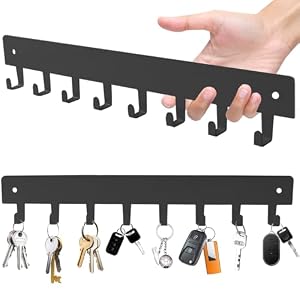 Yoanxong 2 Pack Schlüsselhalter mit 8 Haken
