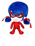 Mariquita maravillosa de peluche, peluches, Original, 3 personajes diferentes: Ladybug -Plagg (gato negro) -Chat Noir