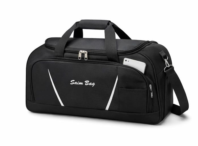 Large Travel Duffle Bag for Men & Women | 40-50L Spacious Luggage Bag | Gym Sports Weekender Bag | Cabin Size Carry On | Adjustable Shoulder Strap | Lightweight & Durable-image-15