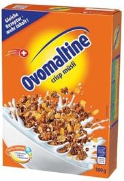 Crisp cereals, cereal mixed with Ovaltine - 500g - 4x