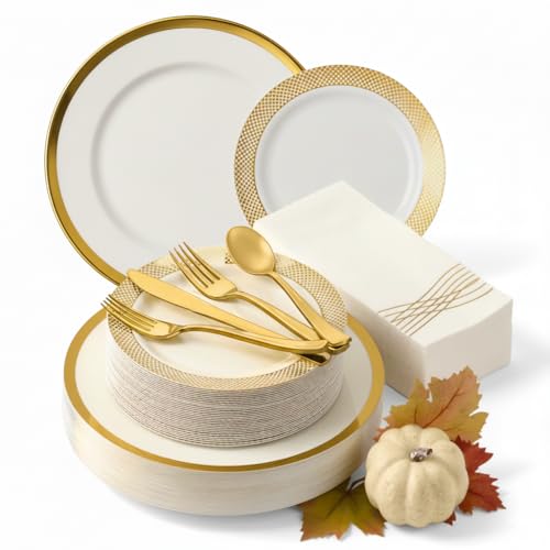 By Madee Thanksgiving Disposable Dinnerware Set