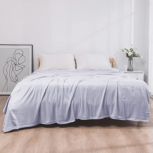 Avisiatree Cooling Blankets, 100% Bamboo Blanket For Hot Sleepers Night Sweats, Summer Cool Blankets Transfer Heat To Keep Body Cool For Adults, Children, Ultra-Cool Blanket（36X48 Inches,Grey） #TOP2