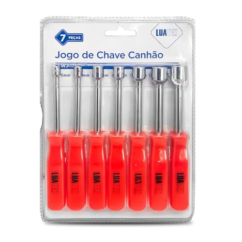 Kit 7 Pc Chave Canhão Alta Qualidade 5 a 12MM
