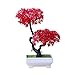 Produktbild JoyRolly Künstliche Pflanze Baum Bonsai gefälschte Topf Ornament Home Hotel Garten Dekor Geschenk -1# 5#
