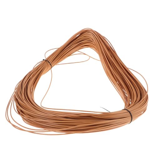 Cuerda de plástico marrón para fabricación de cestas redondas y manualidades DIY de 2.5mm