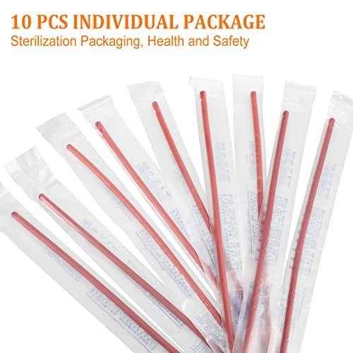 Image of Tondiamo 10 Pieces 15 Inch x 18fr Rubber Enema Tubes Colon Tubes for Coffee Enemas Higher Colon Cleanse for Secure