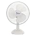 Produktbild Kfan basic Ventilator, Tischventilator | Leistungsstarker 40W Fan mit 3 Geschwindigkeiten | 30cm Durchmesser | Oszillationsfunktion | Metallschutzgitter | Neigungswinkel einstellbar | Weiß
