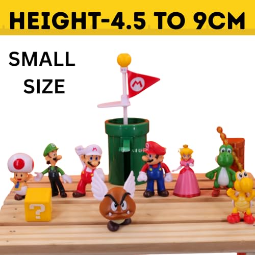 Image of FUNFOB Action Figure Set of 12 Height- 4.5cm to 9cm Collectible for Anime Fans PVC Multicolour | Rio- Set of 12