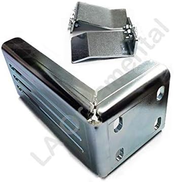 One Heavy Duty Adjustable Slide Gate Receiver Latch Steel Gate Limit Stop - HI motions Opening Solutions
