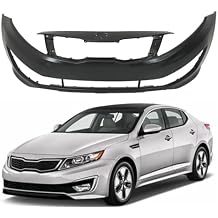 GXYWADY Front Bumper Cover Fascia Without Sensor Holes Replacement for 2012 2013 Optima EX LX 12 13 Replacement for KI1000161 865114C000 without Tow Hook Hole