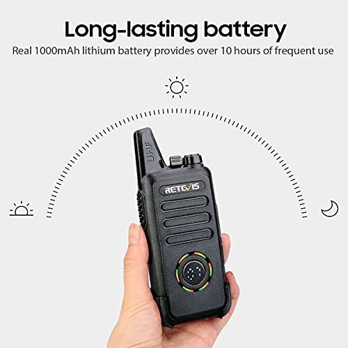 Image of Retevis RT22S 2 Way Radios Rechargeable, Walkie Talkies with Headset 4 Pack