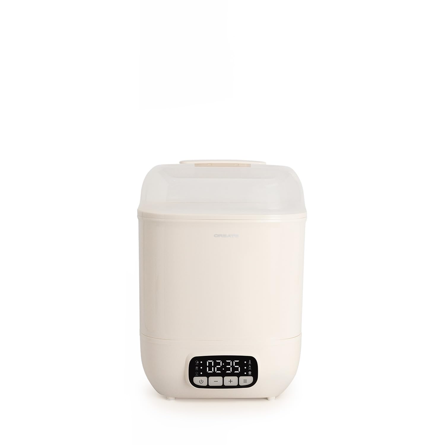 CREATE/​BABY BOTTLE CARE/​Esterilizador multifunción con secado blanco roto/​Capacidad 8 biberones, secado completo, almacenamiento estéril, calentador biberones, deshidratación de frutas, 600W