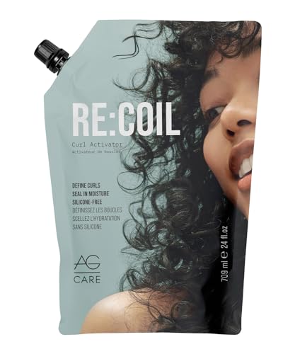 AG Care Re:Coil Curl Activator Curl Cream Award-Winning Curl Creating Complex - Ultra-Nourishing Curly Hair Cream for Defined Healthy Curls 24 Fl Oz