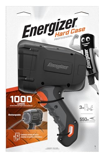 Energizer Proiettore Ricaricabile Hardcase Hybrid Pro Sportlight Lampada Da Workshop, Palmare