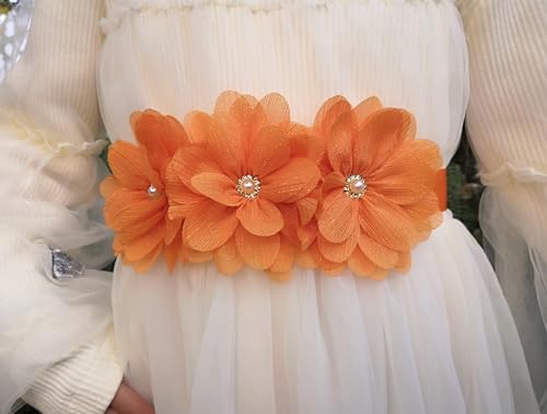 Pearl Tulle Flower Girl Sash Belt for Dress Bridesmaid and Flower Girls Sash Belt Bridal Wedding2