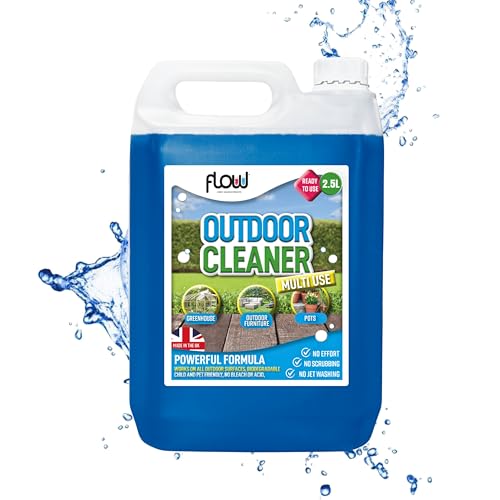 Dunnet Tools 2.5L Outdoor Cleaner and Disinfectant - Ready to Use Outdoor Cleaning Fluid for Garden Furniture Greenhouse Drains Patios and Wheelie Bin Cleaner - Pet Friendly Cleaning Products