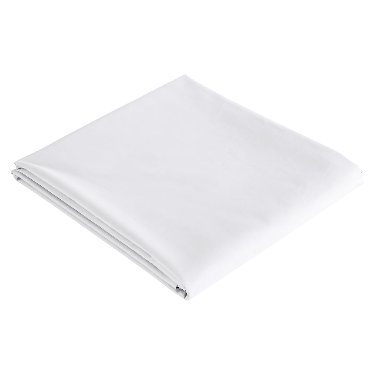 Christy 200TC Organic Single Flat Sheet | Classic White | 100% Certified Organic Cotton Bedding | Super Soft and Smooth Bed Linen โ image 1