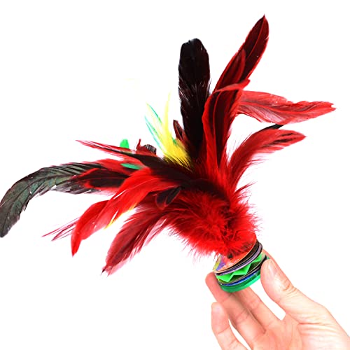 Baitaihem 4 Pack Colorful Kick Shuttlecock Fancy Chinese Jianzi Foot Sports Outdoor Game #TOP2