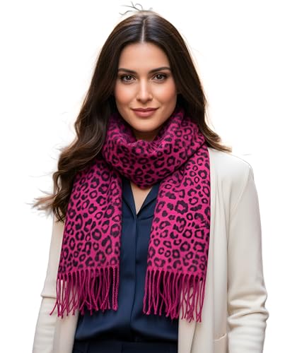 SERENITA Cashmere feel winter scarf, Christmas gift, super soft fringed warm classic plaid tartan check wool feel shawl wrap