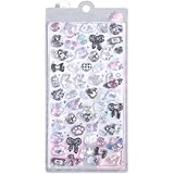 シール 可愛い 3D立体シー ル ごほうびシール DIY用 携帯電話飾り用 手帳用 ご褒美シー ル キラキラな 女の子 デコシー ル 手芸用品 (カラー C, 1個)