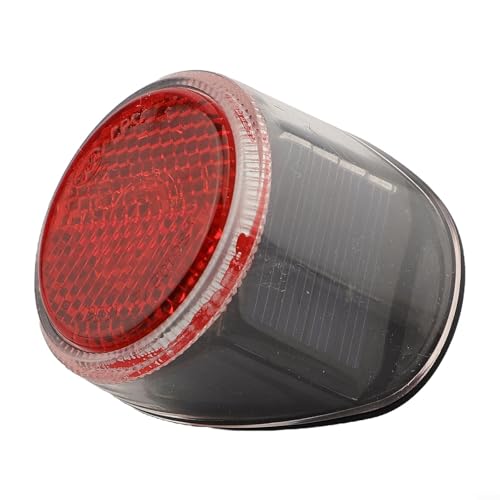 Solar Power Bike Tail Light,LED Safety Rear Reflector With Motion Sensor Auto On Off Waterproof Bike Light For Night Cycling