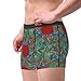 Men's Boxer Briefs in Soft Breathable Polyester with Moisture-Wicking Technology for All-Day Comfort, Brain Structure, Ideal for Gym and Daily Activities