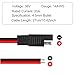 AITRIP 10PCS 1 Feet 30CM 14 AWG Connectors Cable Quick Disconnect Plug Extension Cable, SAE Extension Compatible withAutomotive, RV, Motorcycle Cars Tractor, Solar Panel Panel SAE Plug