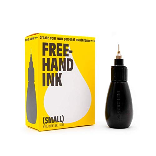 Inkbox フリーハンドインク15ml:ボトルタイプ 2週間で消える アーティストに最適 長持ちする 肌に優しい フリーハンドインク15ml