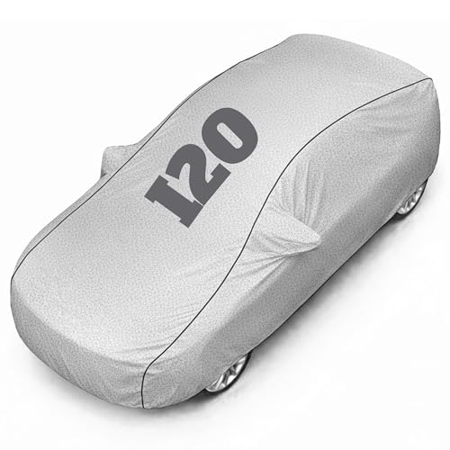 Image of Superior Grade Quality i20 Cover (All Variants) Car Body Cover - 100% Waterproof Custom Fit with Mirror Pockets | Triple-Stitched Elastic Design, Heat Reflective, Anti-Dust, All-Weather